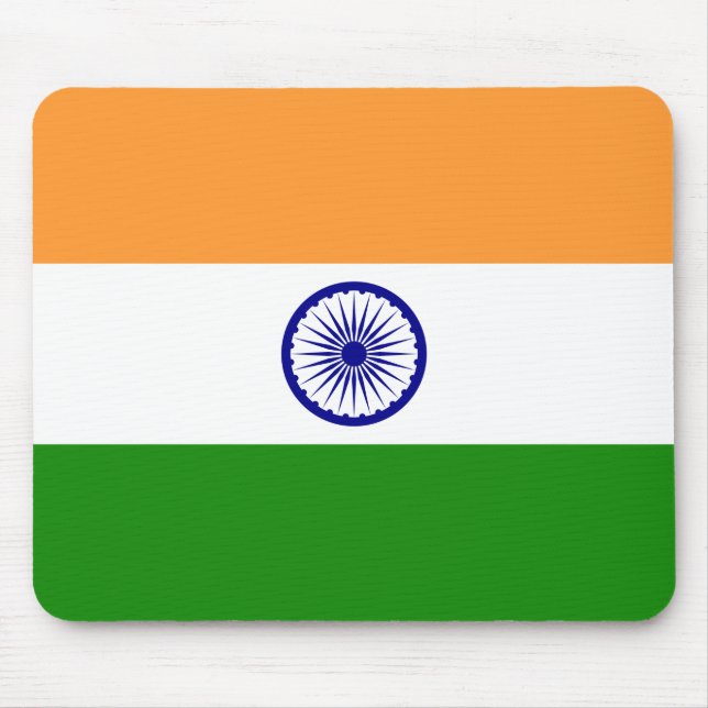 Indiska Flagga (Indien) (Sydasiatiska Land) (Bhara Musmatta (Framsidan)