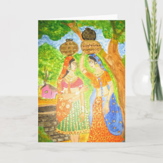 Indiska flickor kort