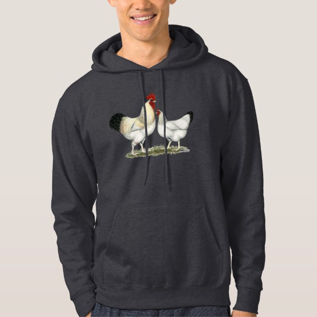 Indiska floden Chickens Sweatshirt Med Luva (Framsida)