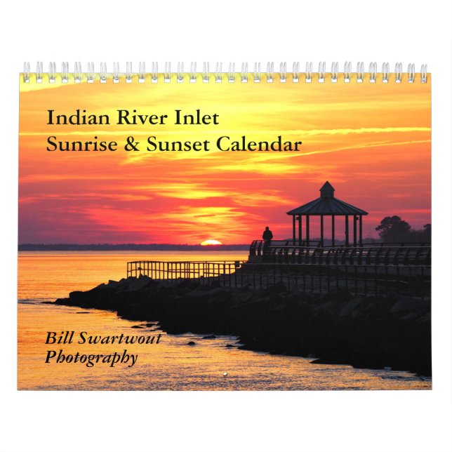Indiska floden Inlet Sunrise & Sunset Calendar 202 Kalender (Omslag)
