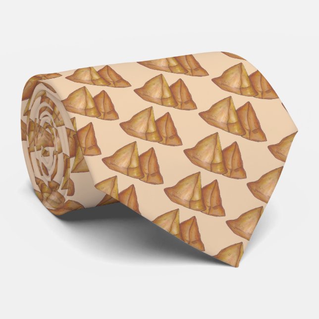 Indiska Food Samosa Samosas Foodie Tie Slips (Rullad)