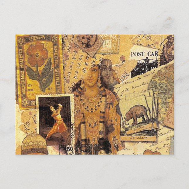 Indiska Glorier Vykort (Framsida)