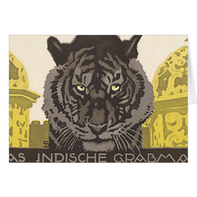 Indiska Grav Hälsningskort (Framsidan Horizontal)