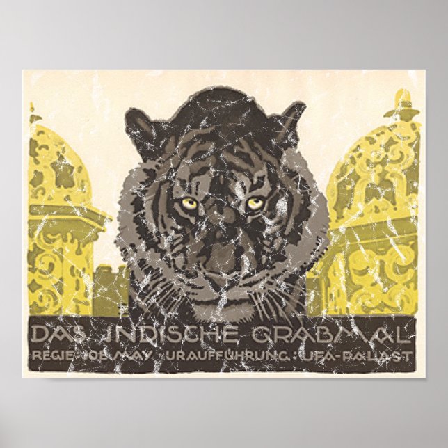 Indiska Grav - nödlidande Poster (Framsidan)