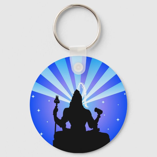 Indiska gud Shiva - Nyckelkedjan Nyckelring (Framsida)