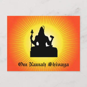Indiska Gud Shiva - vykort