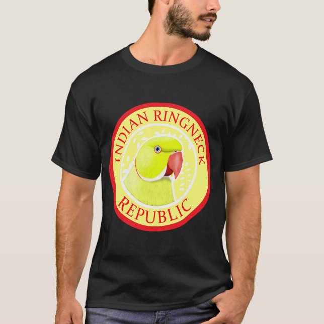 Indiska Gulten RingnackParrot T Shirt (Framsida)
