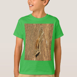 Indiska Handflatan-ekorren på en Träd-trunk T Shirt