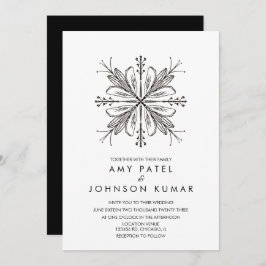 Indiska Hindu Hand plockade Bröllop Inbjudningar