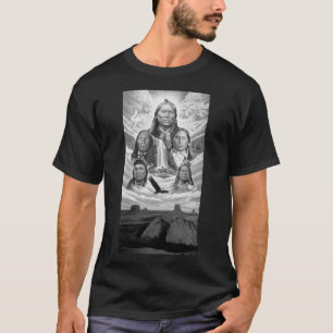 Indiska hövdingar Painting Native American Manar B T Shirt