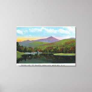 Indiska huvud- och skuggvyn i Sjö Canvastryck