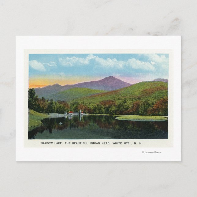 Indiska huvud- och skuggvyn i Sjö Vykort (Framsida)