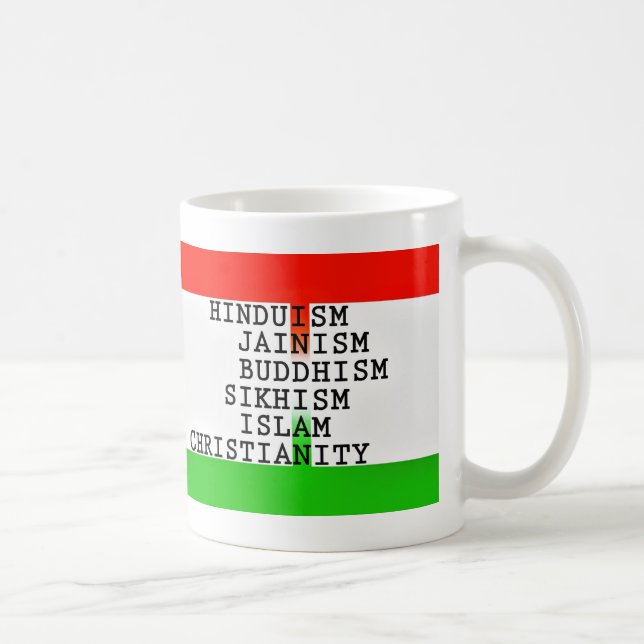Indiska identitetsreligioner kaffemugg (Höger)