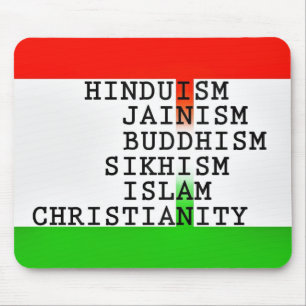Indiska identitetsreligioner musmatta