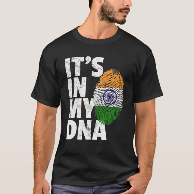 Indiska Indiens Pride Land Home Nation Gift T Shirt (Framsida)