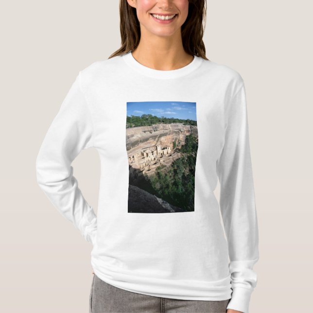 Indiska klippaboningar för Pueblo Tee Shirt (Framsida)