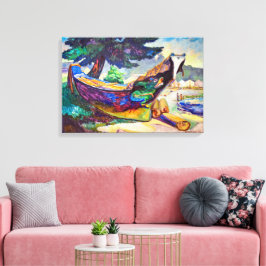 Indiska Krig Canoe | Emily Carr | Canvastryck