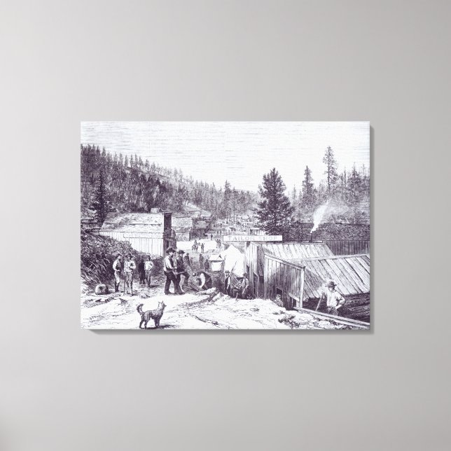 Indiska Krig, Deadwood City Canvastryck (Framsida)