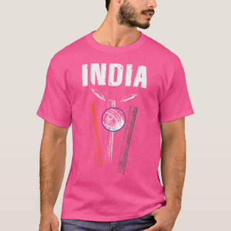 Indiska kritiken mot indiska Cricket Fläkt T Shirt