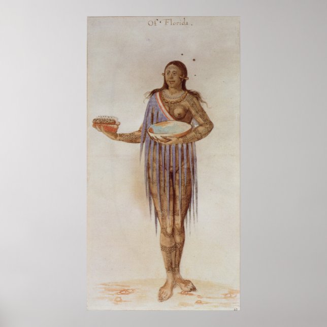 indiska kvinna i Florida Poster (Framsidan)