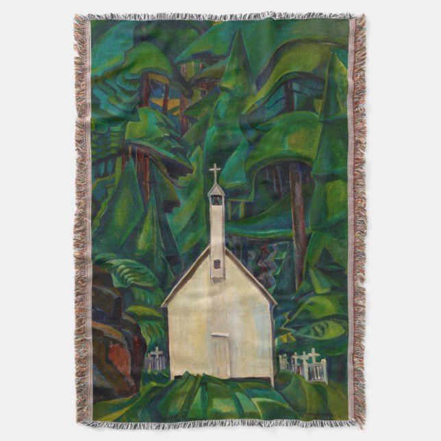 Indiska kyrkan | Emily Carr | Filt (Framsidan Vertikal)