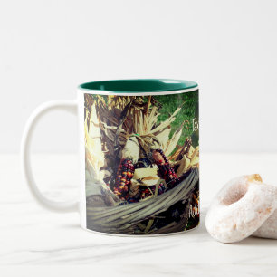 Indiska Maj i Basket-Personligen Två-Tonad Mugg