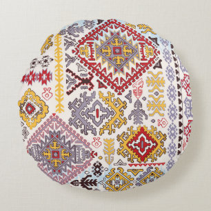 Indiska matta, paisley mandala, yoga rund kudde