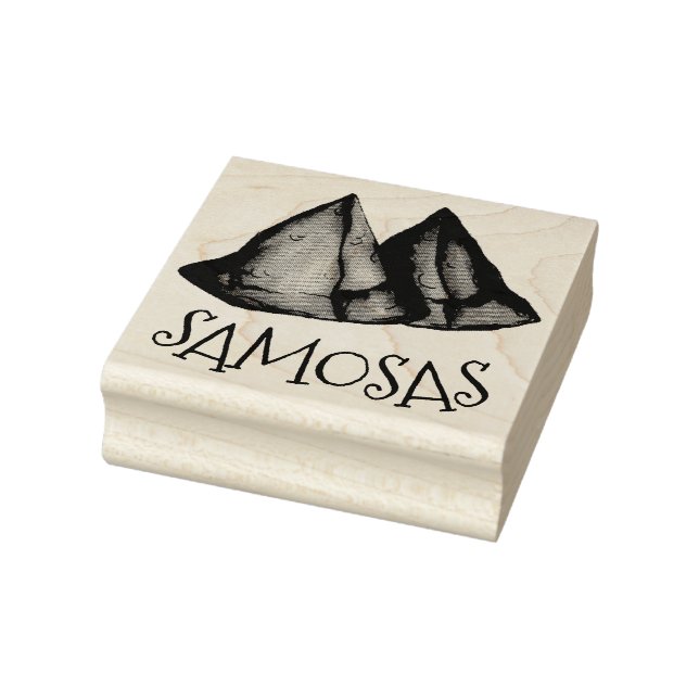 Indiska matvegetabiliska köksväxter, kokning Samos Stämpel (Stämpel)