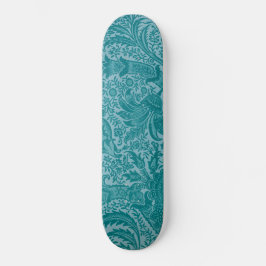 Indiska Mönster (av William Morris) Mini Skateboard Bräda 18,5 Cm