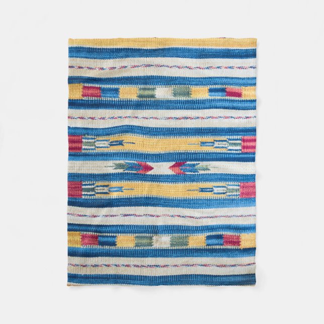 Indiska mönster fleecefilt (Framsidan)