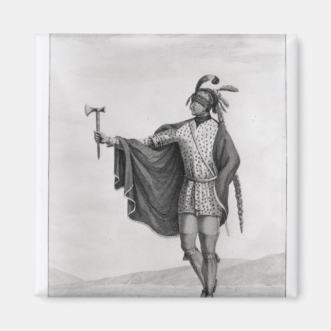 Indiska nationen Kaskia Magnet (Framsidan)