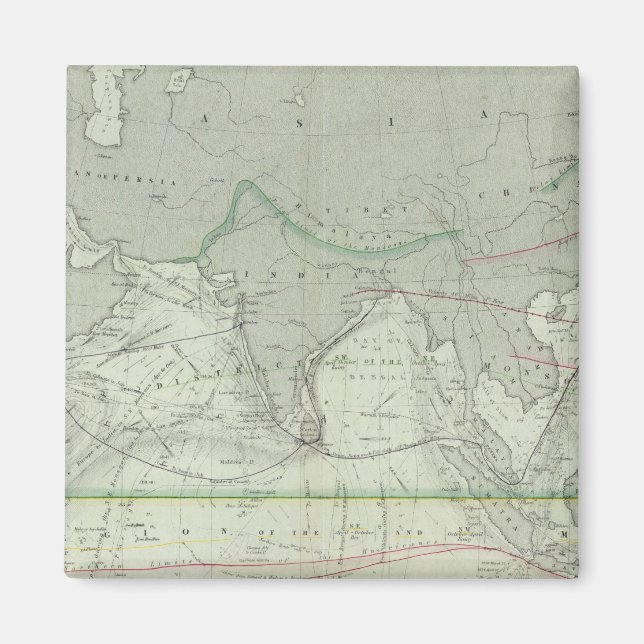 Indiska oceanen 2 magnet (Framsidan)