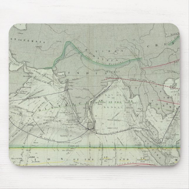 Indiska oceanen 2 musmatta (Framsidan)