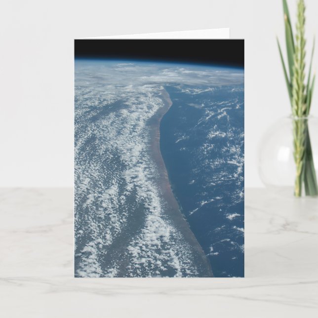 Indiska oceanen Kusten i Kenya och Somalia. Kort (Framsida)