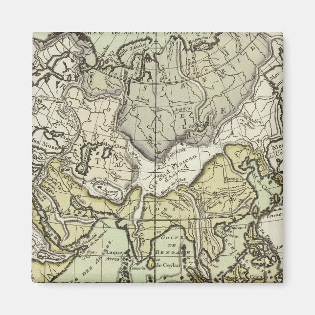 Indiska oceanen magnet (Framsidan)