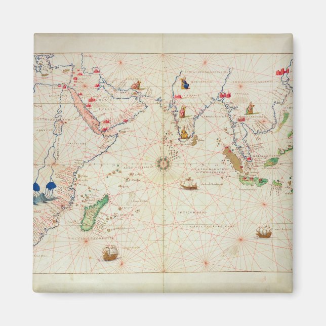 Indiska oceanen magnet (Framsidan)