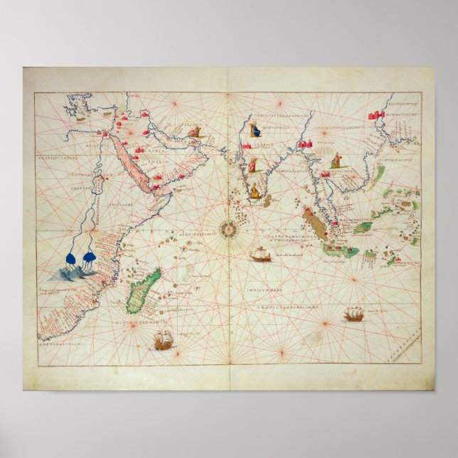 Indiska oceanen poster (Framsidan)