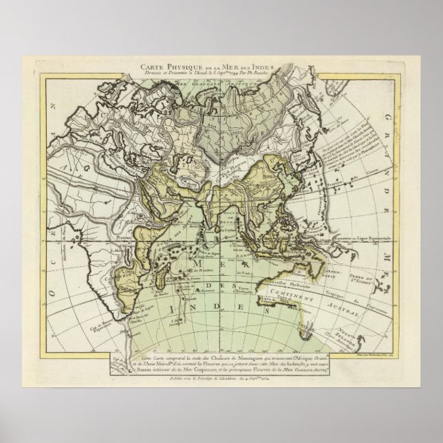 Indiska oceanen poster (Framsidan)