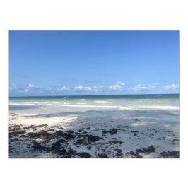 Indiska oceanen Vit sandstrand Fototryck