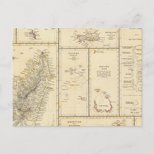 Indiska oceanen vykort (Framsida)