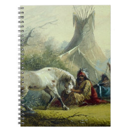 Indiska och hans häst 1858 anteckningsbok
