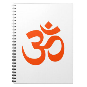 Indiska Om-symbol Anteckningsbok
