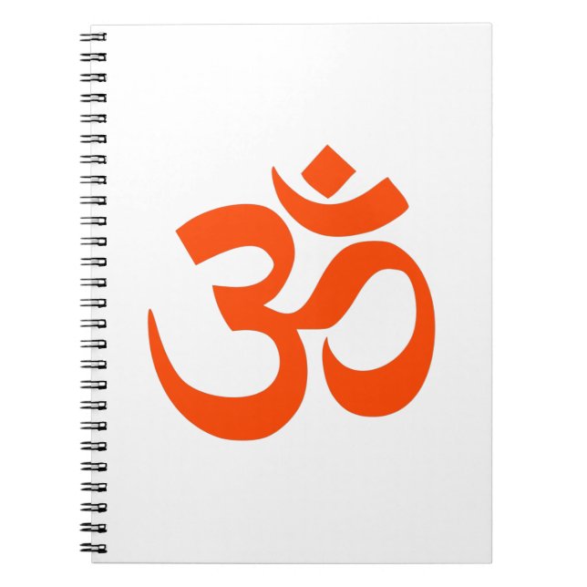 Indiska Om-symbol Anteckningsbok (Framsidan)