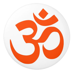 Indiska Om-symbol Knopp