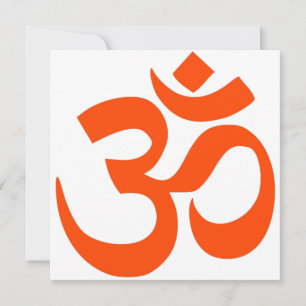 Indiska Om-symbol Kort