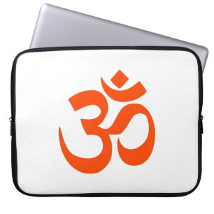 Indiska Om-symbol Laptop Fodral