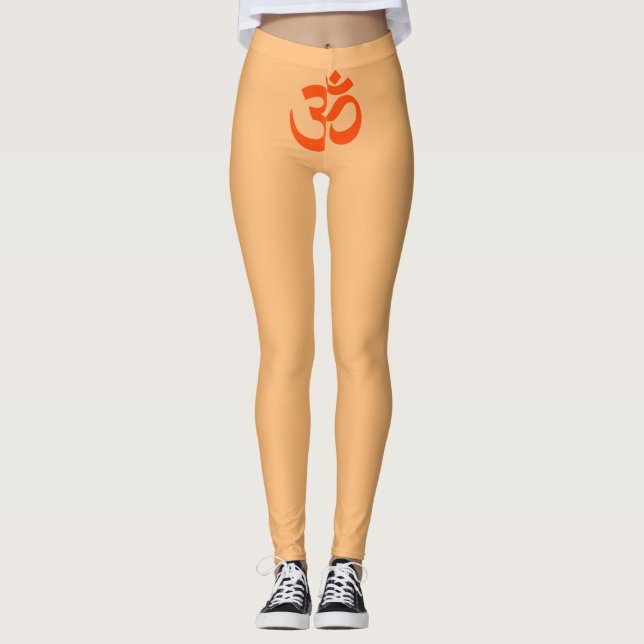 Indiska Om-symbol Leggings (Framsida)