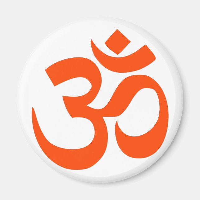 Indiska Om-symbol Magnet (Framsidan)