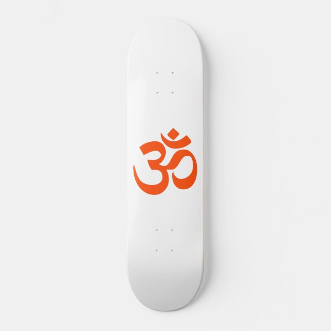 Indiska Om-symbol Mini Skateboard Bräda 18,5 Cm (Framsida)