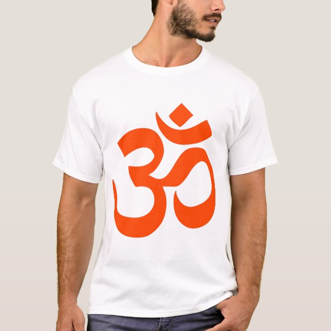 Indiska Om-symbol T Shirt (Framsida)